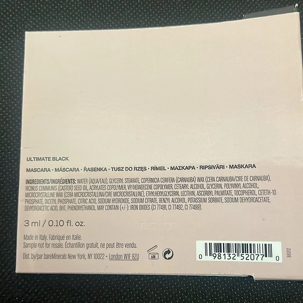LORAC PRO PLUS FIBER‎ MASCARA BLACK NEW IN BOX